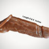 Elegant 6 inch personal wellness massager with smooth silicone texture and ergonomic shape